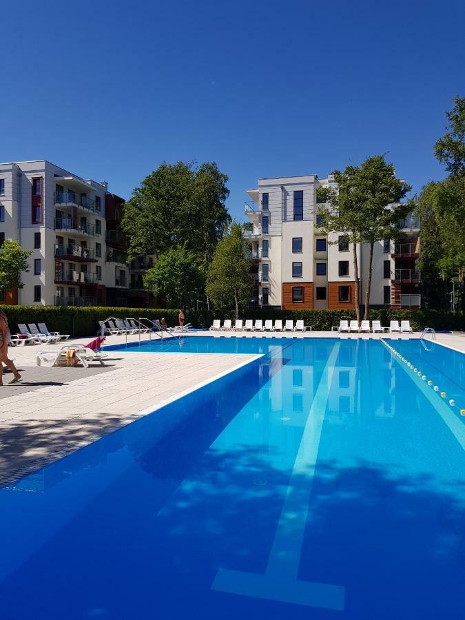 Apartament Pomaranczowy Z Basenem,Sauna-Blisko Morza. Kołobrzeg Esterno foto